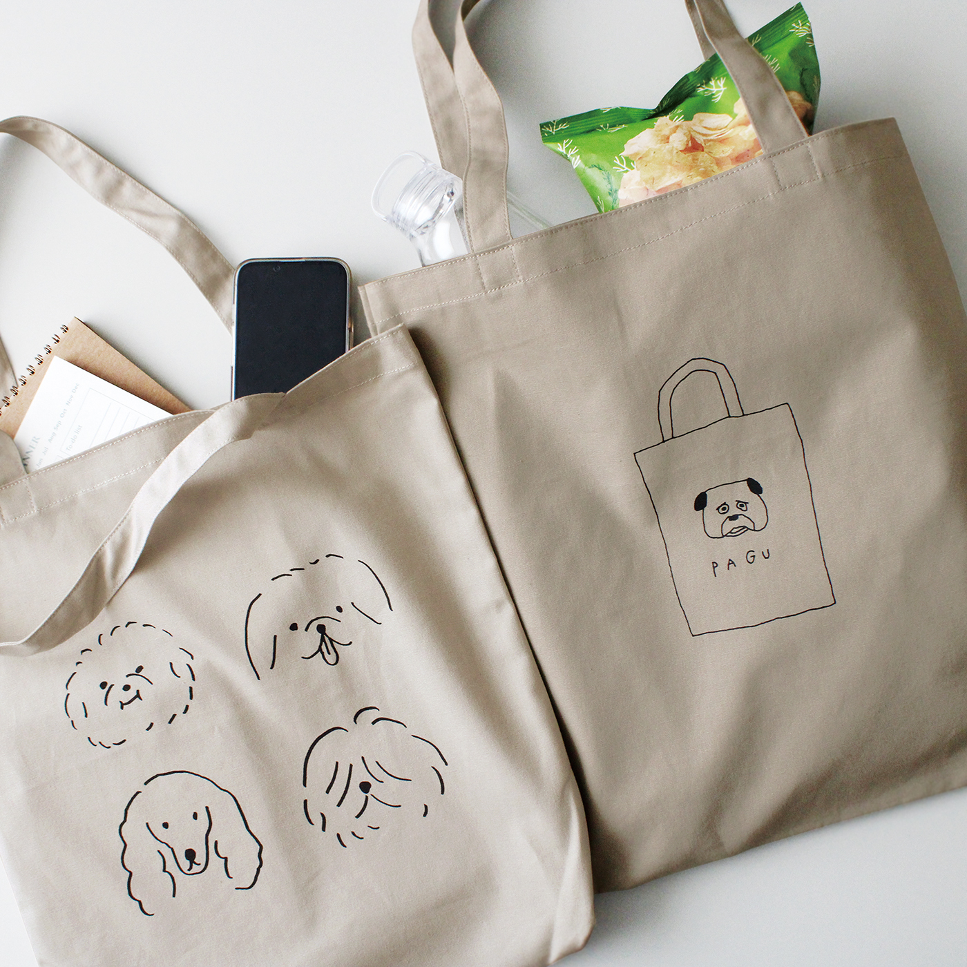 Alemais ルラ ラージプリントキャンバストートバッグ CANVAS TOTE BAG - 有限会社エル・コミューン EL COMMUN