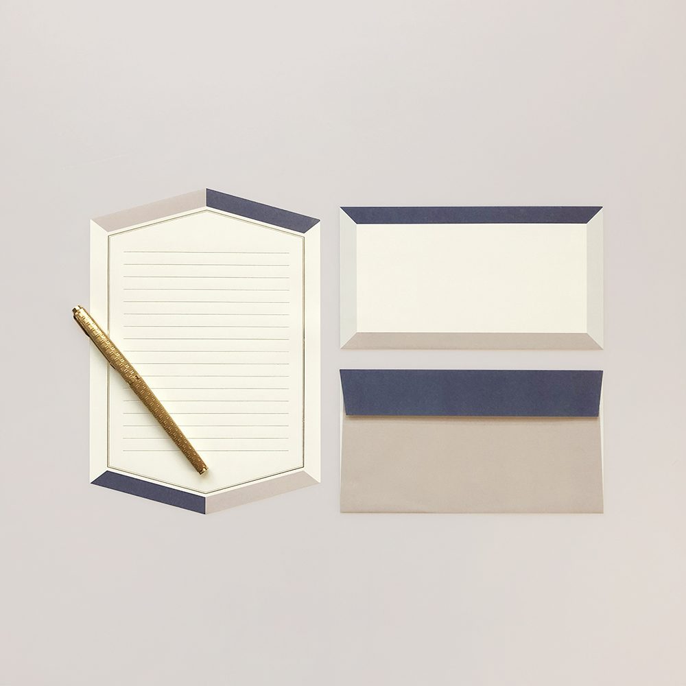 ビジュー　レターセット サファイヤ