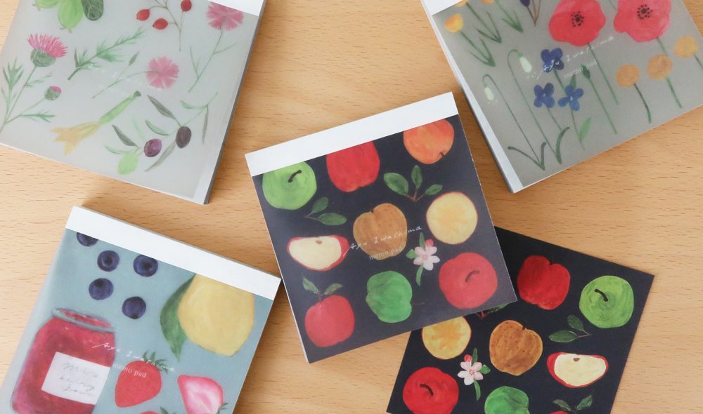 IWASHIMA AYU square memo pad | 有限会社エル・コミューン EL COMMUN